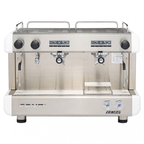 Кофемашина рожковая CONTI CC100 Standart 2 группы, белый