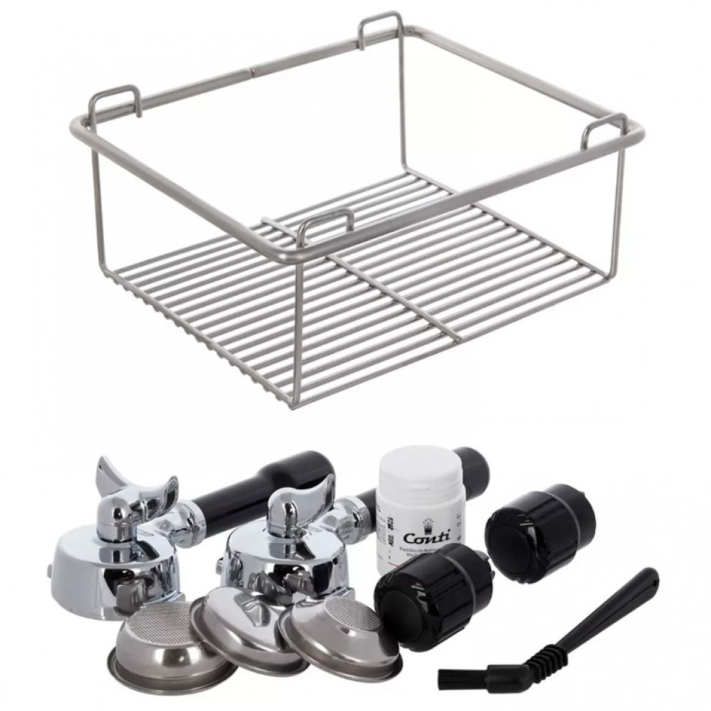 Кофемашина рожковая CONTI CC100 Стандарт 1 группа, черный