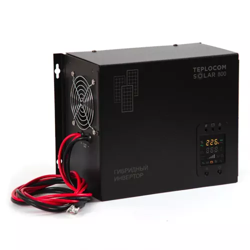 TEPLOCOM Solar 800, 100Ач источник бесперебойного питания и акб, 12378