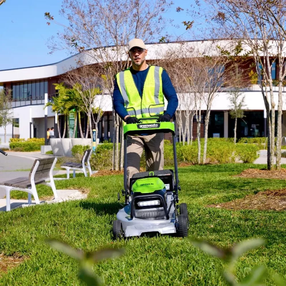 Greenworks LM221S газонокосилка аккумуляторная (без АКБ и ЗУ) 2519407