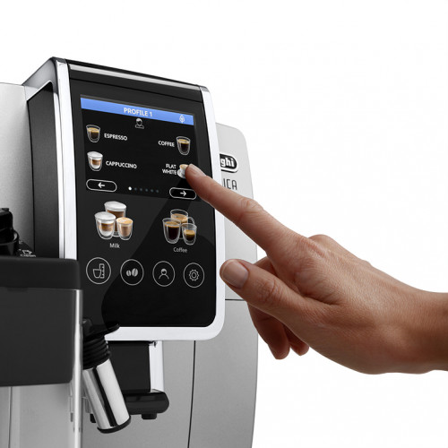 Кофемашина DeLonghi ECAM380.85.SB Dinamica Plus серебристый