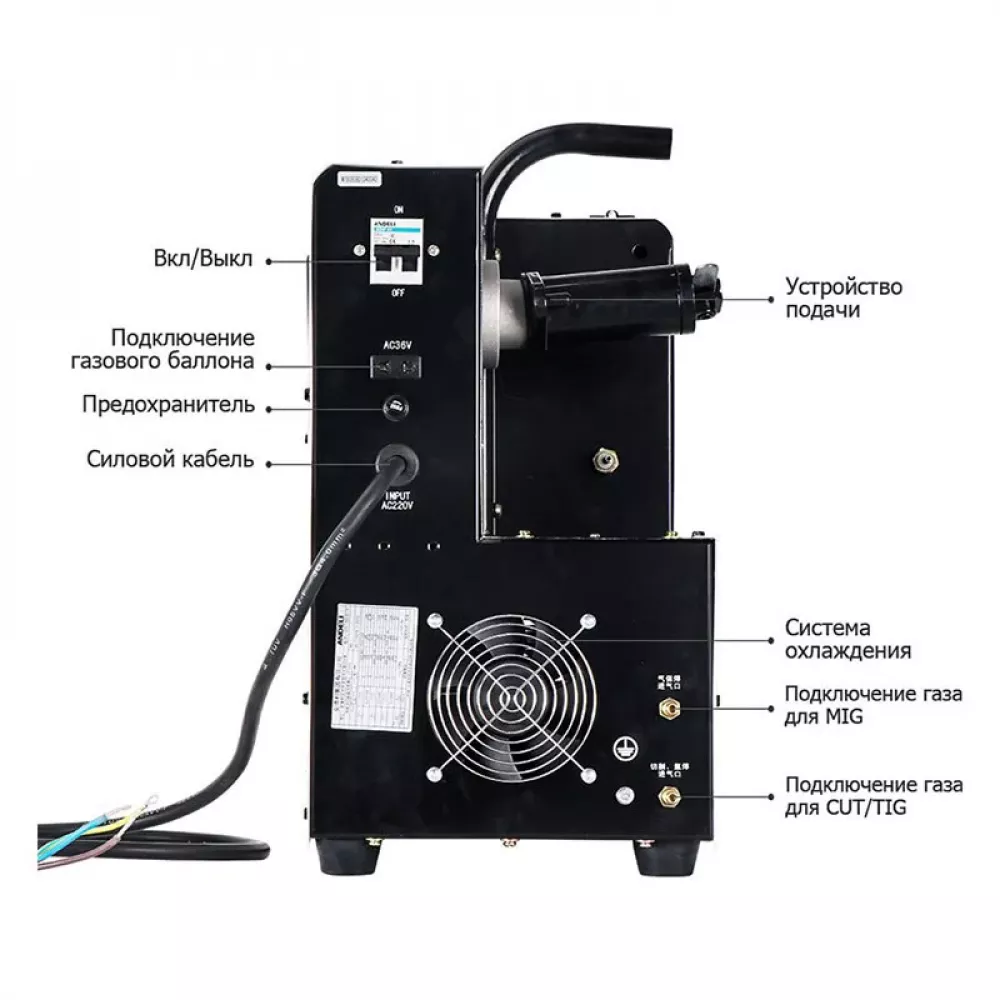 Andeli MCT-520D сварочный инвертор ADL20-601