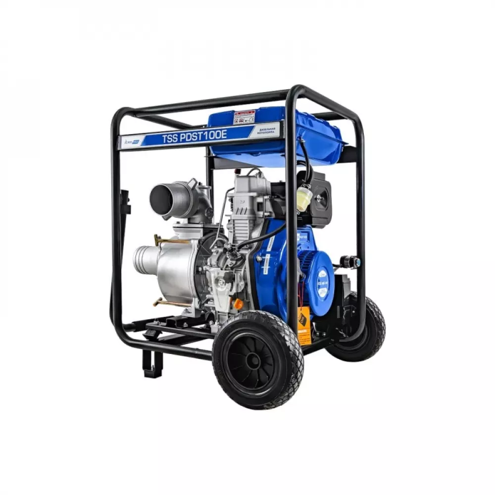 ТСС PDST100E мотопомпа дизельная (электростартер, АКБ) 130152