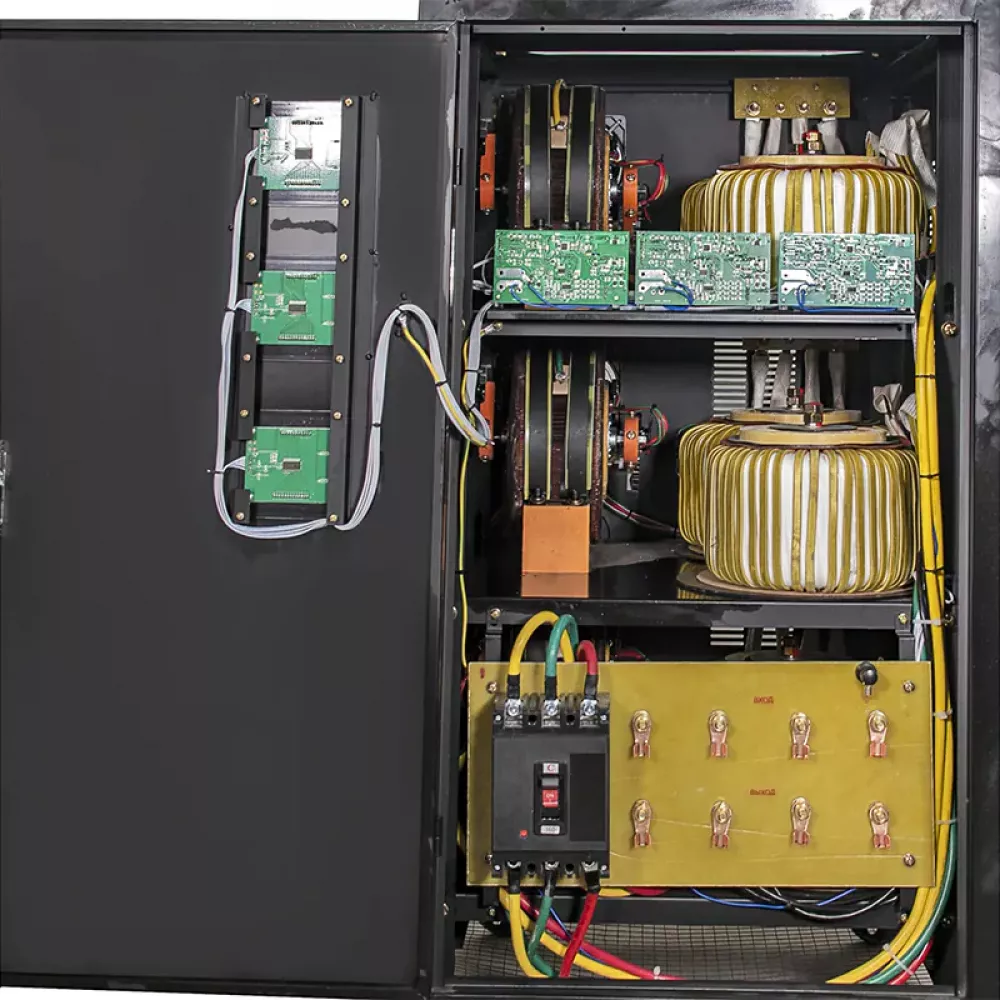 Ресанта АСН-80000/3-ЭМ трехфазный стабилизатор напряжения 63/4/15