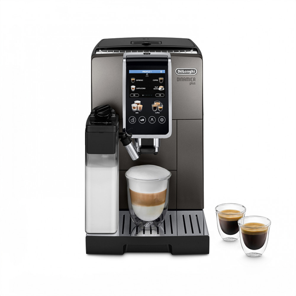 Кофемашина DeLonghi ECAM380.95.TB Dinamica Plus титановый