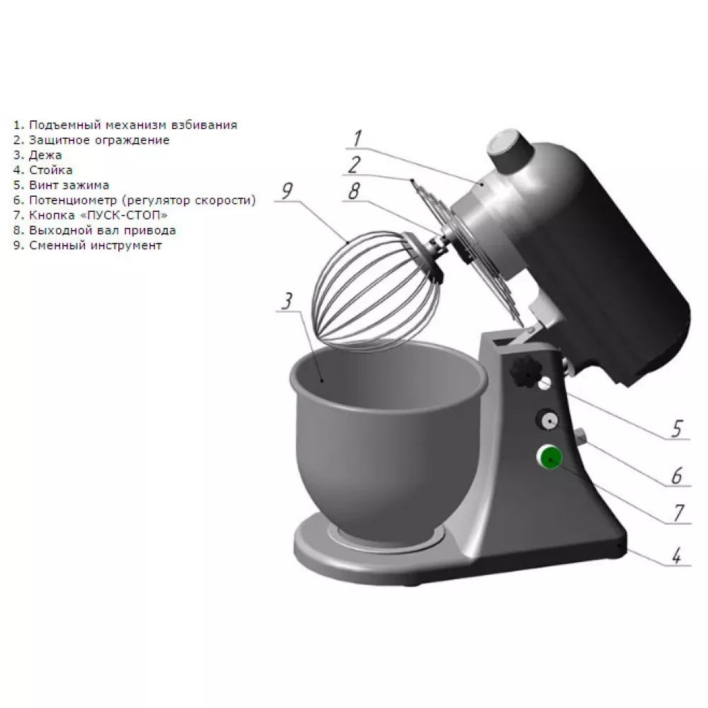 Планетарный миксер Торгмаш МП-5