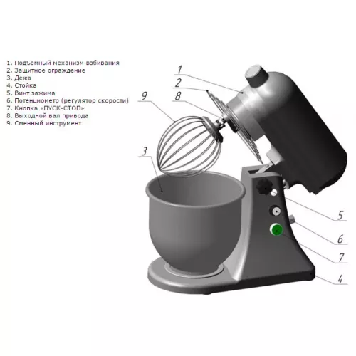 Планетарный миксер Торгмаш МП-5