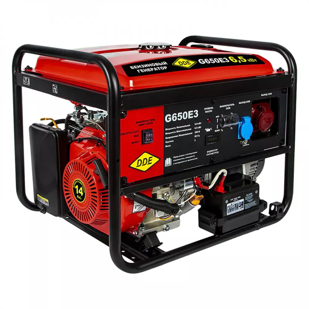DDE G650E3 бензиновый генератор 917-446
