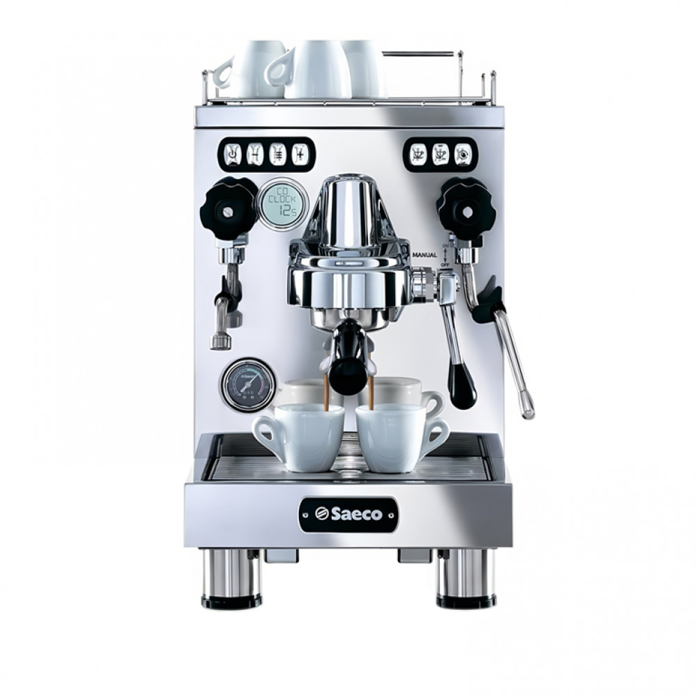 Кофемашина рожковая Saeco SE-50, серебристый
