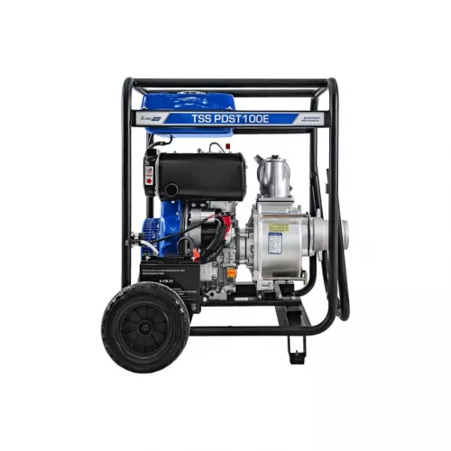 ТСС PDST100E мотопомпа дизельная (электростартер, АКБ) 130152