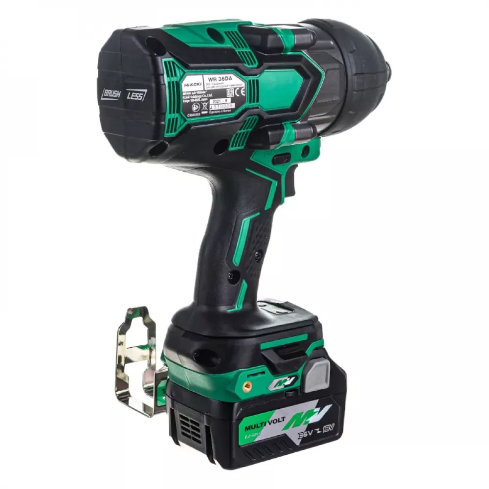 Hikoki WR36DA ударный аккумуляторный гайковерт (2 x 2.5 Ач, ЗУ) WR36DARGZ