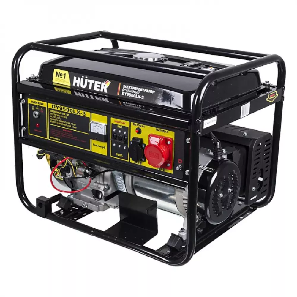 HUTER DY9500LX-3 бензиновый генератор 64/1/41