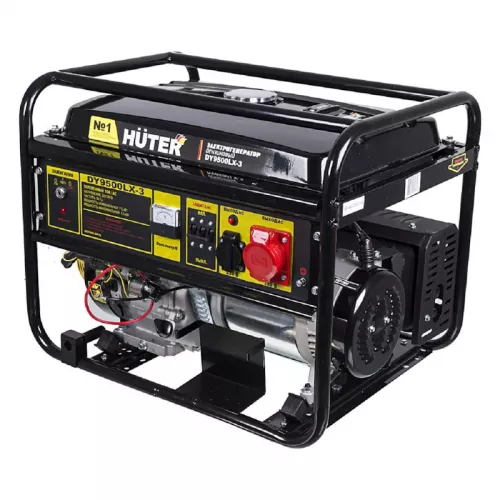 HUTER DY9500LX-3 бензиновый генератор 64/1/41
