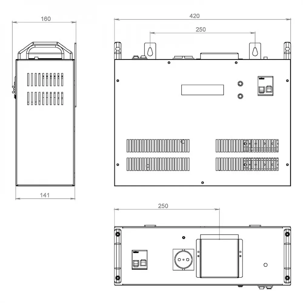 Volter СНПТО-7 ПТС однофазный стабилизатор напряжения