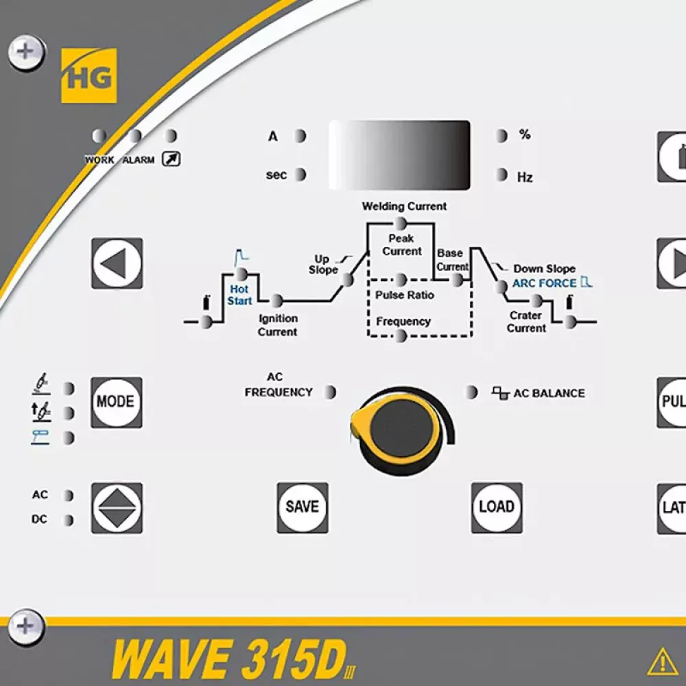 Hugong WAVE 315D III AC/DC сварочный инвертор TIG без БО и тележки 031868
