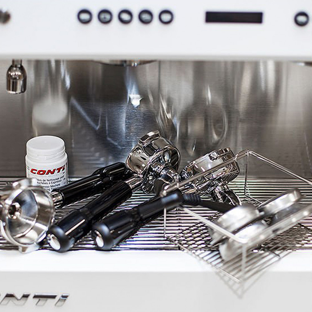 Кофемашина рожковая CONTI CC200 Standard TC 2 группы, белый