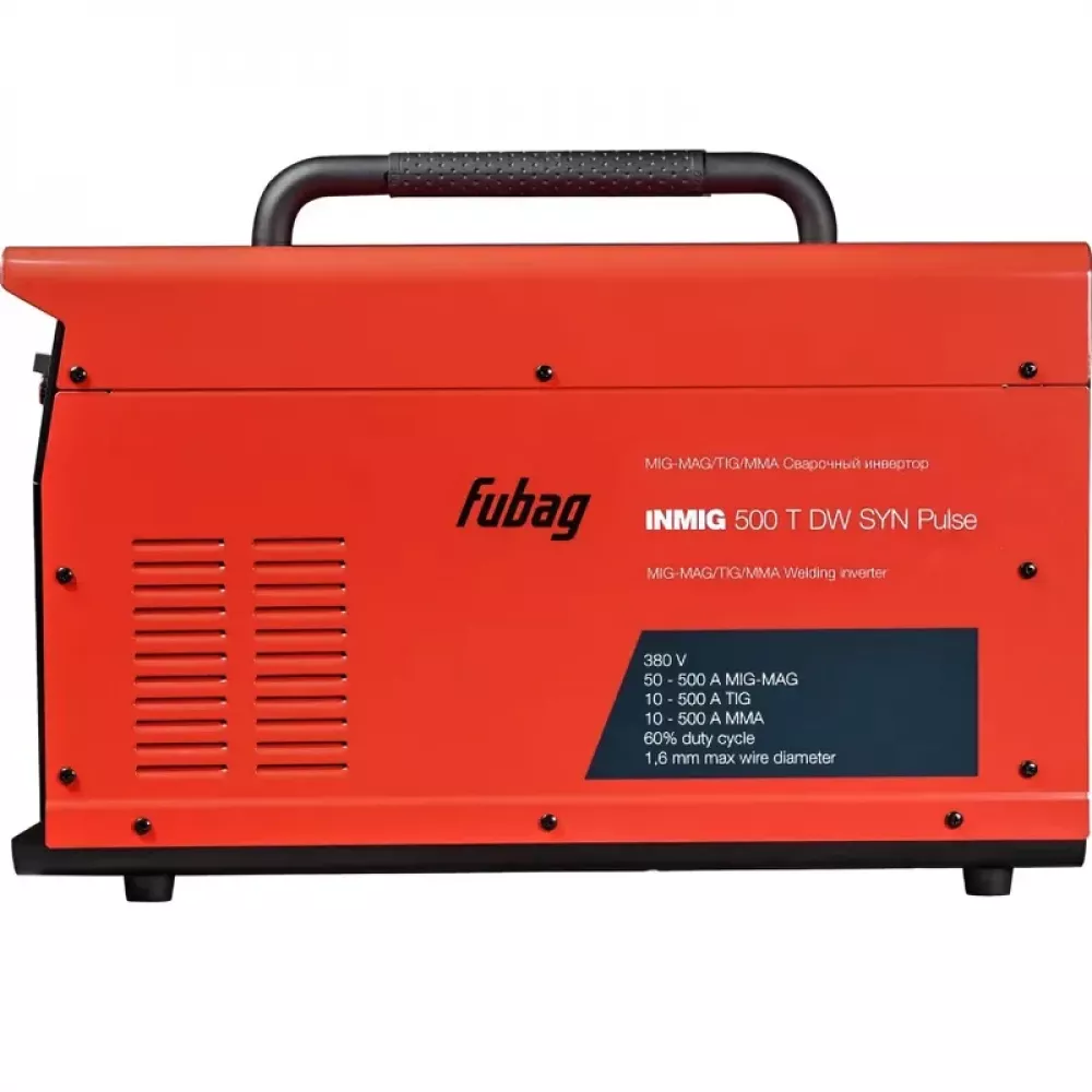 FUBAG INMIG 500T DW SYN PULSE сварочный полуавтомат инверторный с подающим механизмом DRIVE INMIG DW SYN PULSEБО и горелкой FB 550W 31443.5