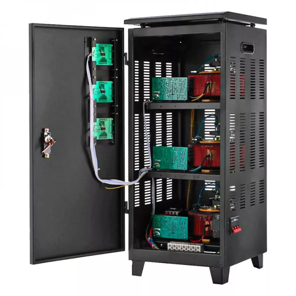 Ресанта АСН-30000/3-ЭМ трехфазный стабилизатор напряжения 63/4/7