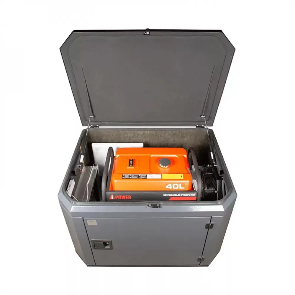 A-iPower A6000EAX бензиновый генератор в кожухе 1200 RAL 7024 УТ-11183710