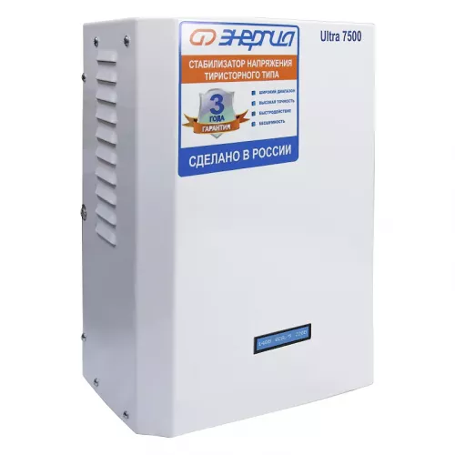 ЭНЕРГИЯ Ultra 7500 стабилизатор напряжения Е0101-0103