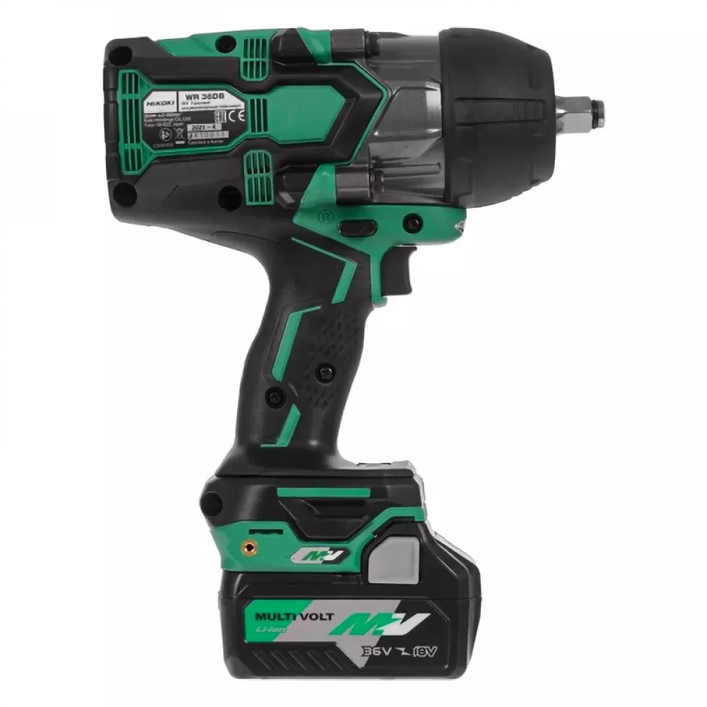 Hikoki WR36DB ударный аккумуляторный гайковерт (2 x 2.5 Ач, ЗУ) WR36DBRGZ