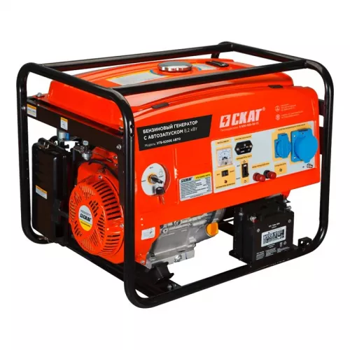 СКАТ УГБ-8200Е АВТО бензиновый генератор