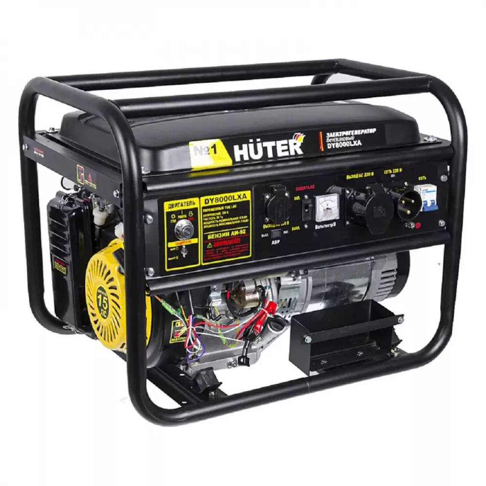 HUTER DY8000LXA бензиновый генератор 64/1/30